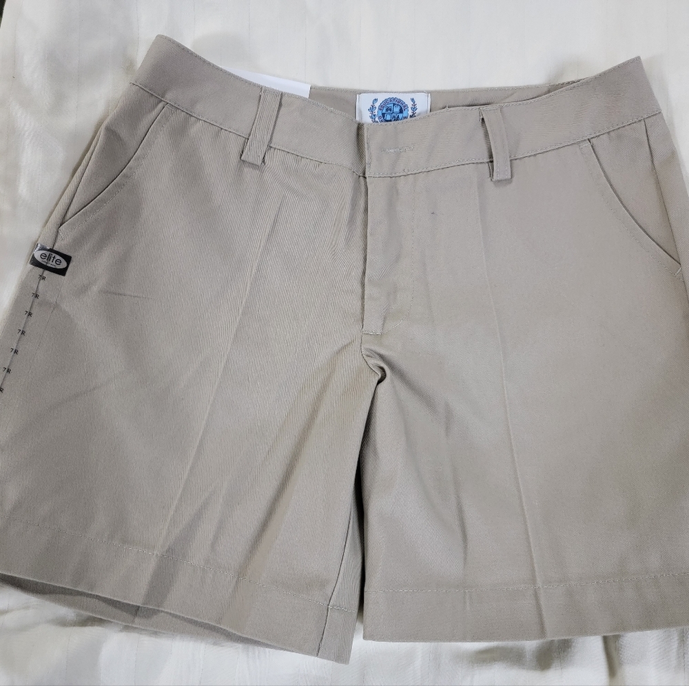 Educational Outfitters Girls Youth Uniform Khaki Shorts sz 7R
